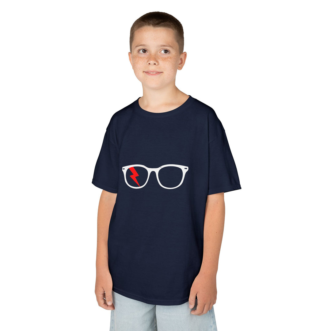 Classic Glasses Kids Tee by Clan of Nerds