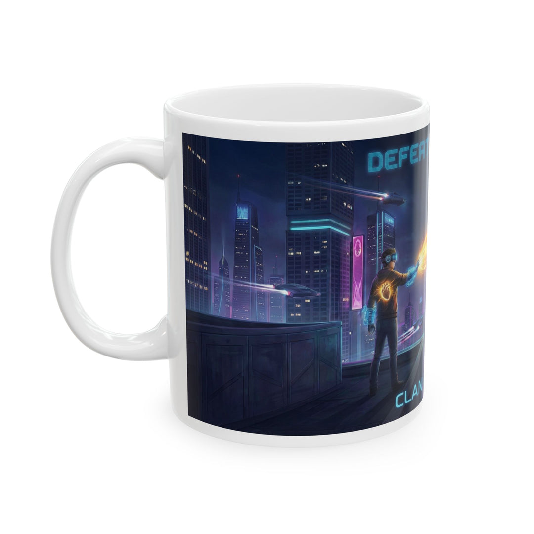 Defeat the Beast Mug by Clan of Nerds