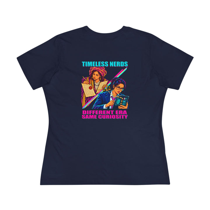 Timeless Nerds Law &amp; Justice Women’s Tee by Clan of Nerds