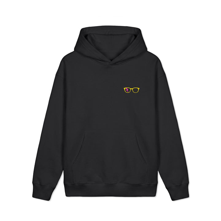 Yellow/Pink Glasses Men’s Hoodie by Clan of Nerds