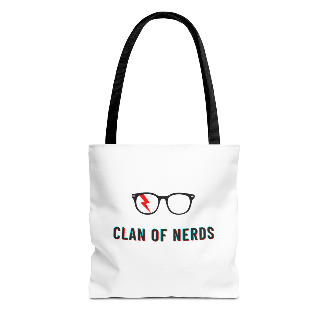 Nerd Glasses Canvas Tote in Black