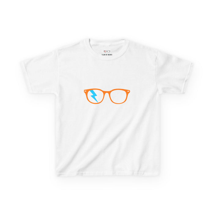 ORANGE/CYAN GLASSES - KIDS TEE