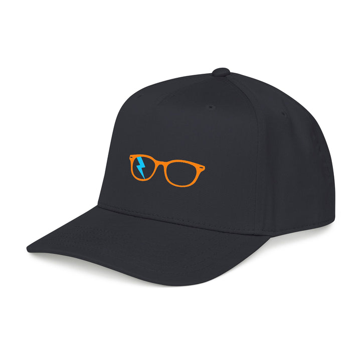 Orange/Cyan Glasses Cap by Clan of Nerds