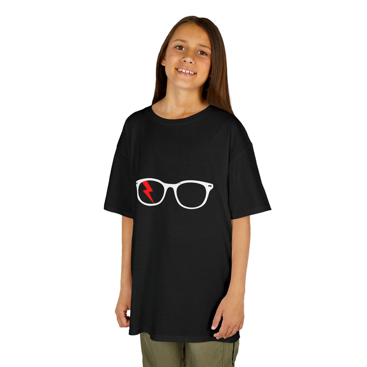 Classic Glasses Kids Tee by Clan of Nerds