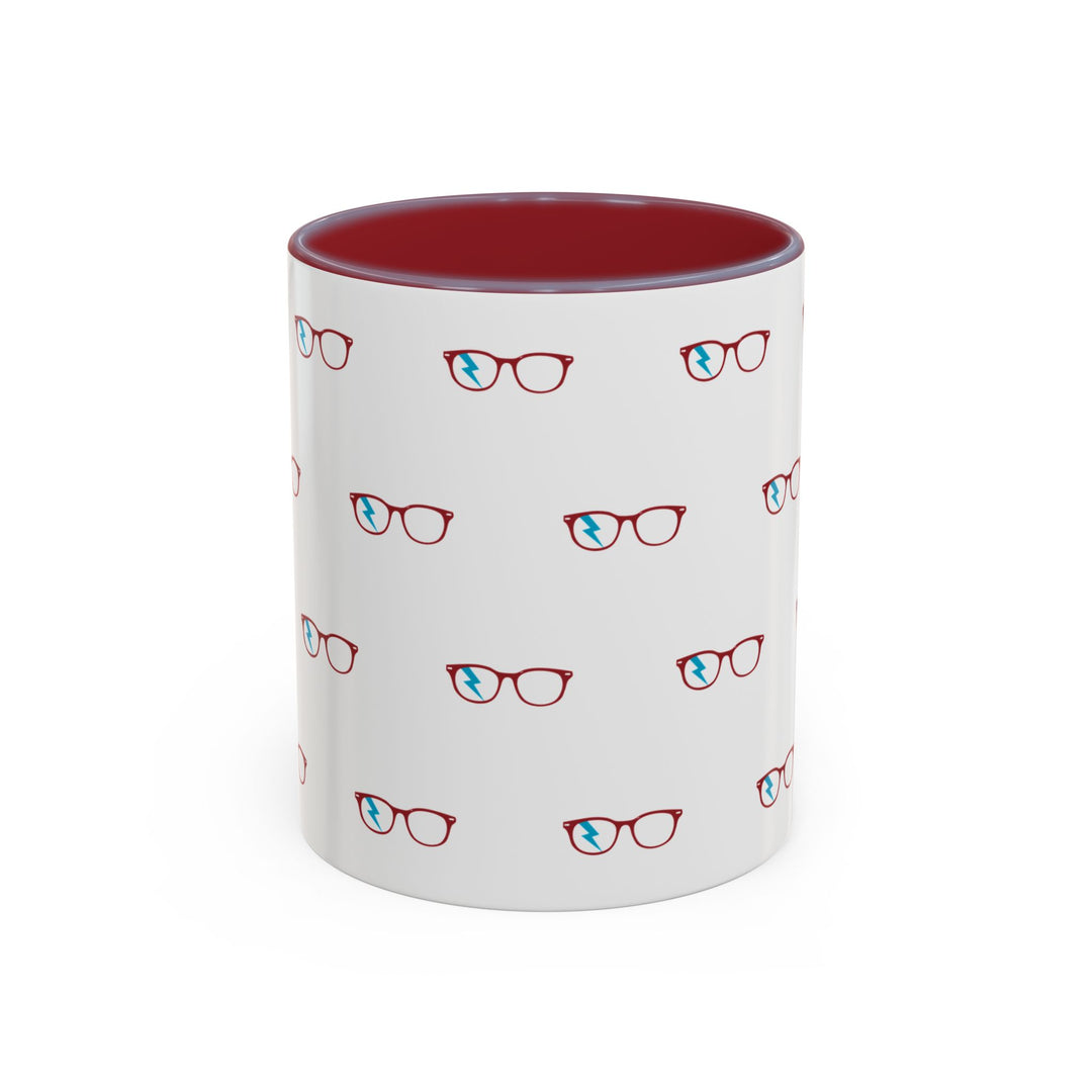 Ember Glasses Accent Mug in Maroon