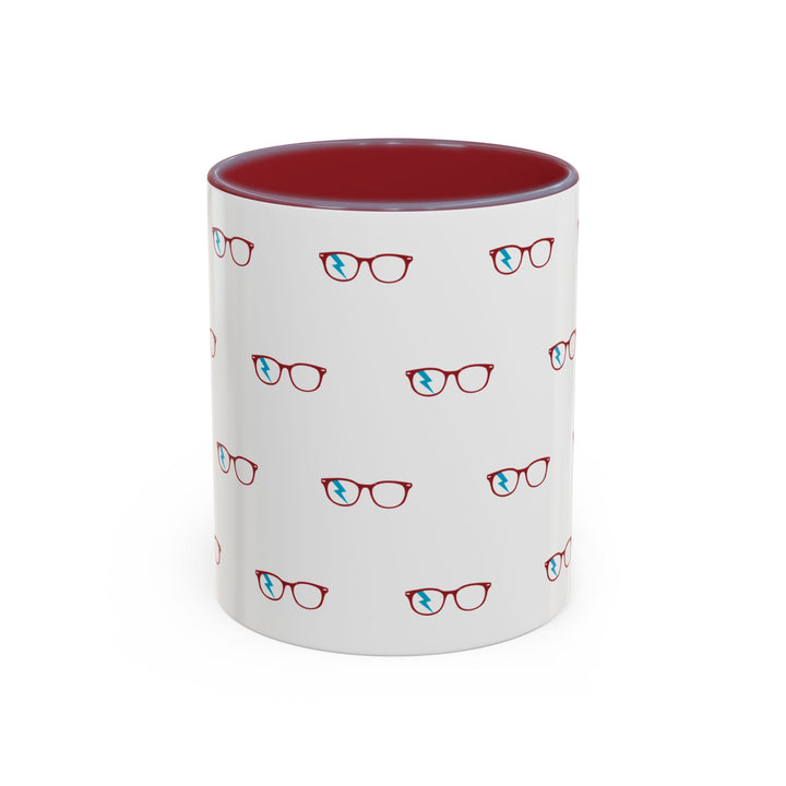 Ember Glasses Accent Mug in Maroon