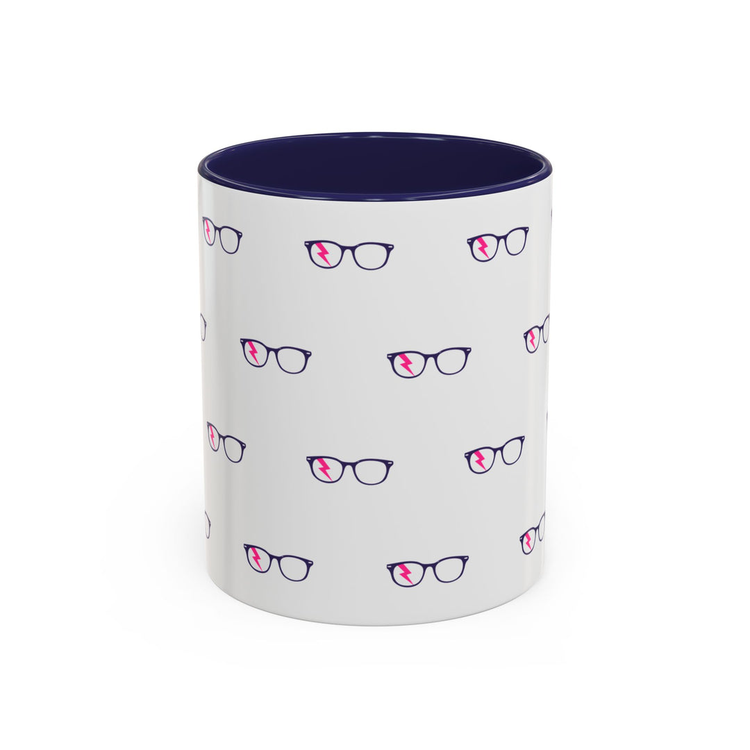 House Glasses Accent Mug in Navy