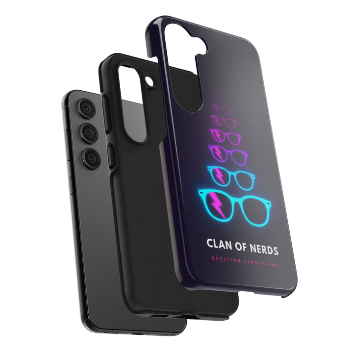 Signal Question Everything Tough Phone Case by Clan of Nerds