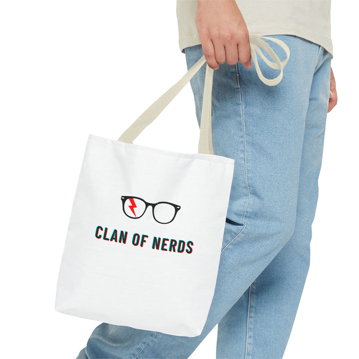 Nerd Glasses Canvas Tote by Clan of Nerds