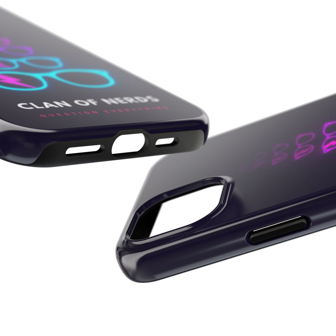 Signal Question Everything Tough Phone Case by Clan of Nerds