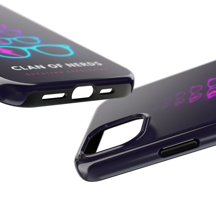 Signal Question Everything Tough Phone Case by Clan of Nerds