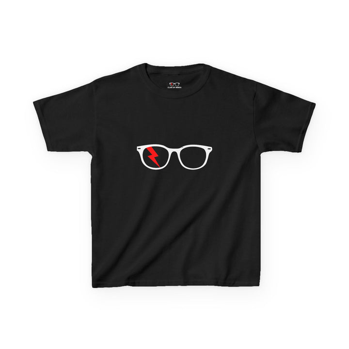 Classic Glasses Kids Tee in Black