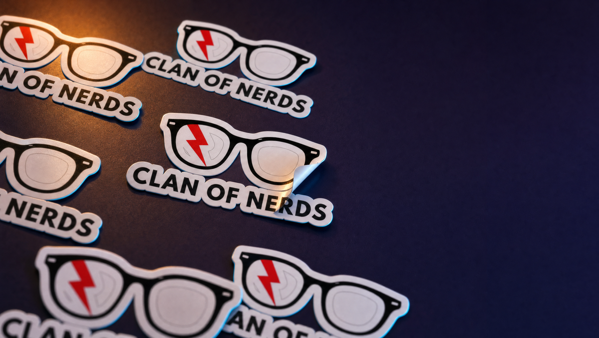 Clan of Nerds stickers collection banner