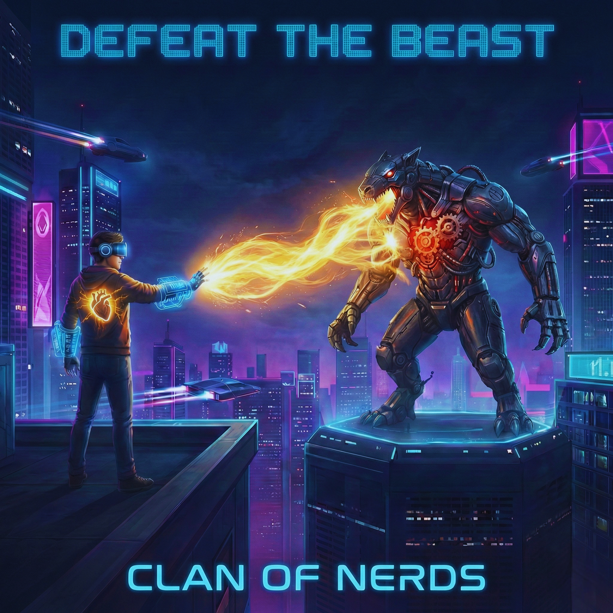 Defeat the Beast — original artwork