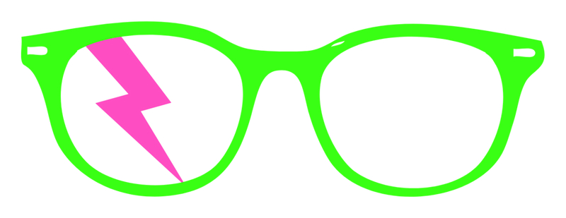 Green / Pink Glasses — original artwork