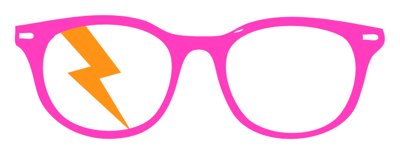 Pink / Orange Glasses — original artwork