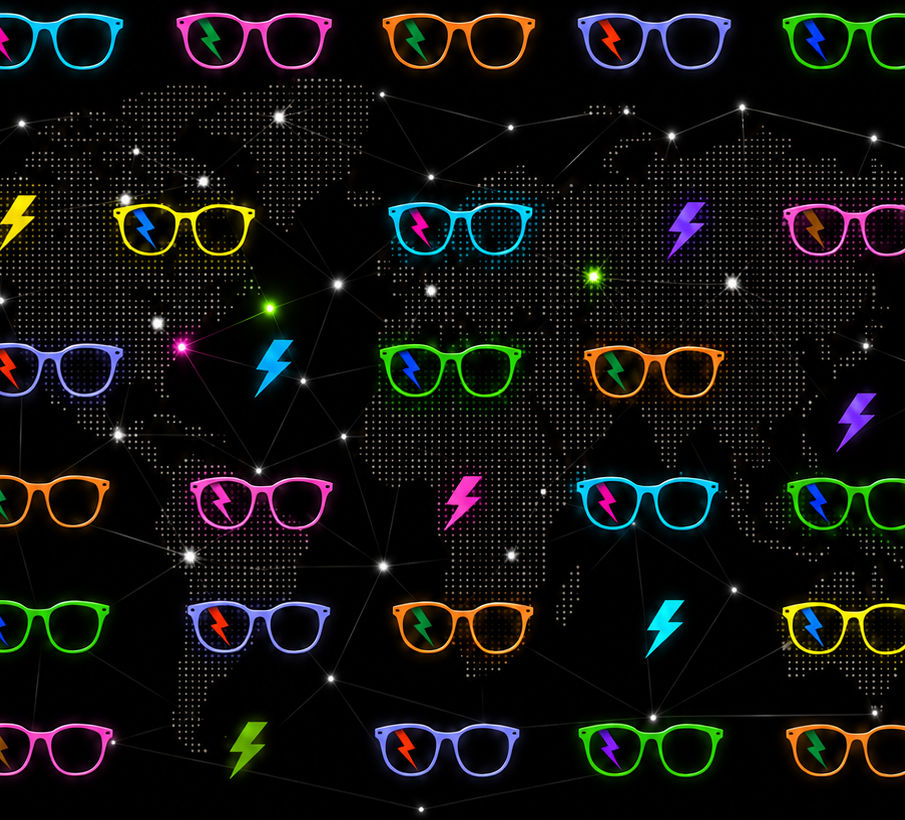 Clan of Nerds glasses pattern
