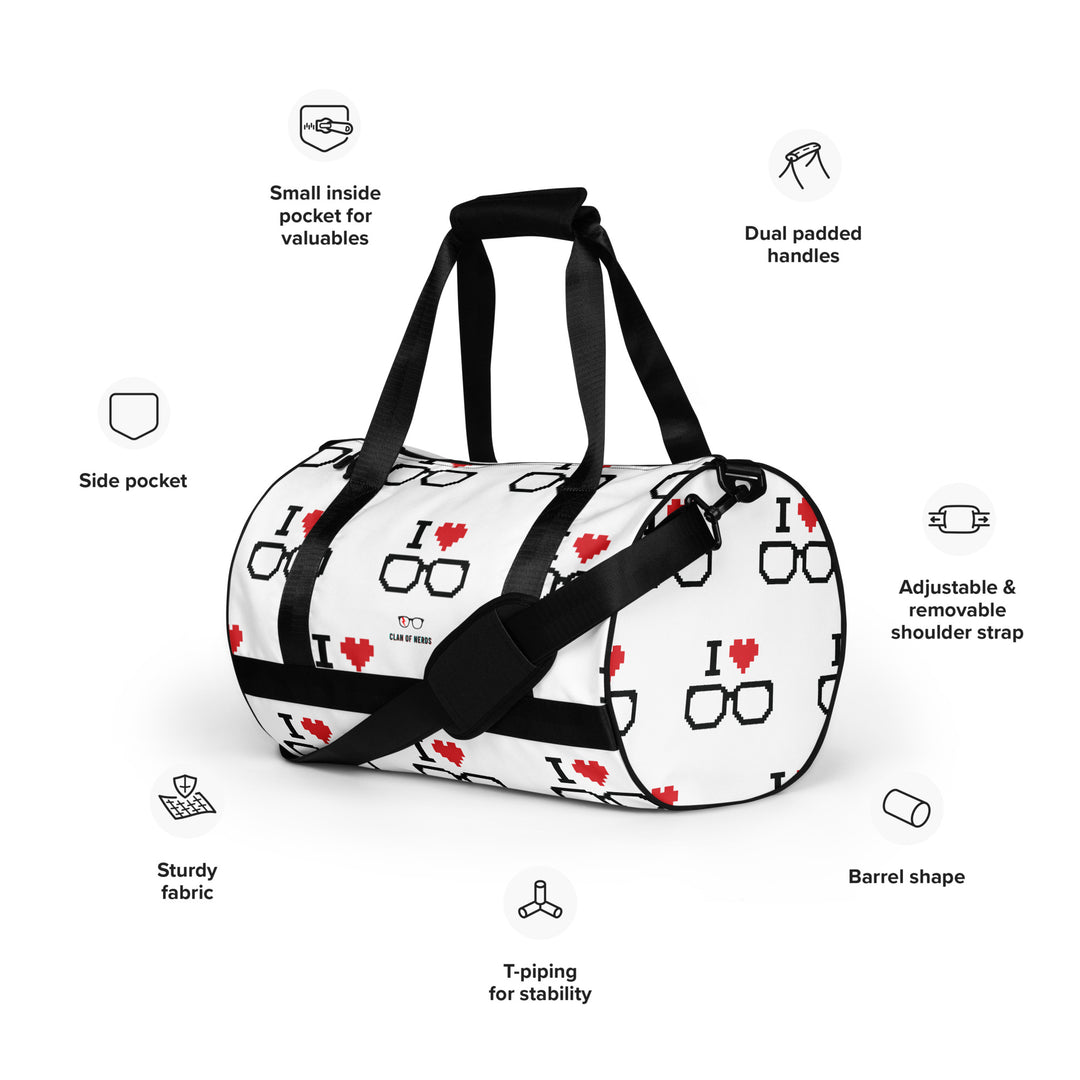 I Heart Nerds ClanBag by Clan of Nerds