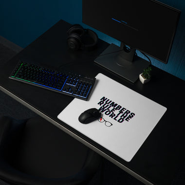 "Numbers Rule" Gamer Mousepad