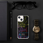 "Neon Math" iPhone Case