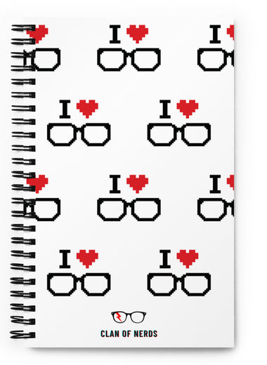 "I Heart Nerds" Notebook